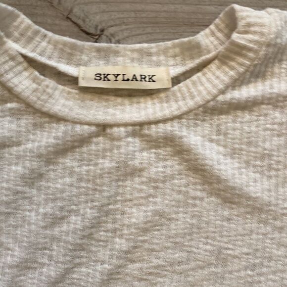 Skylark Ribbed Crop Top One Size - Picture 2 of 3